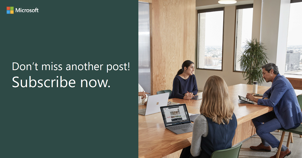 Don’t miss another post! Subscribe now.