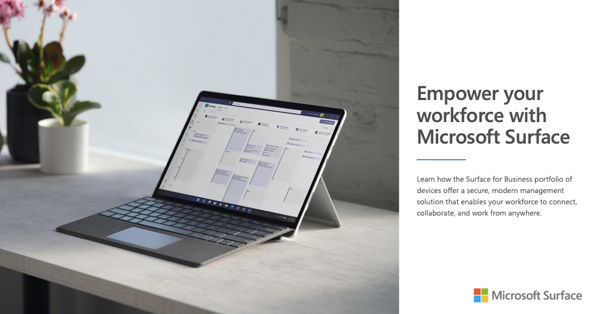 Explore the diverse portfolio of Surface devices